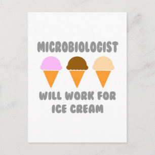 Postal Microbiólogo... Trabajará Para El Helado