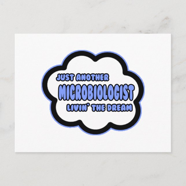 Postal Microbiólogo .. Viviendo el sueño (Anverso)