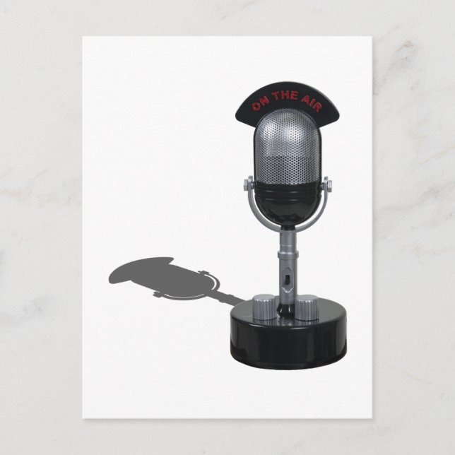 Postal Micrófono OnAirPill042211 (Anverso)