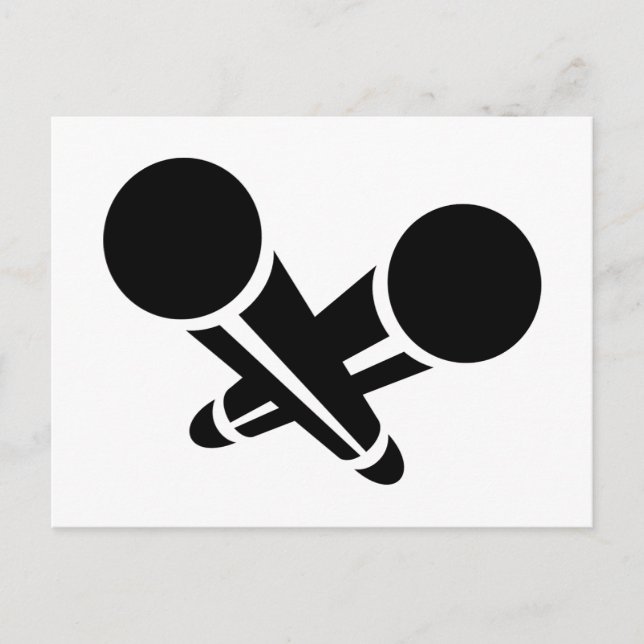 Postal Micrófonos (Anverso)