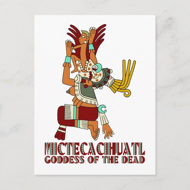 Postal Mictecacihuatl (Anverso)