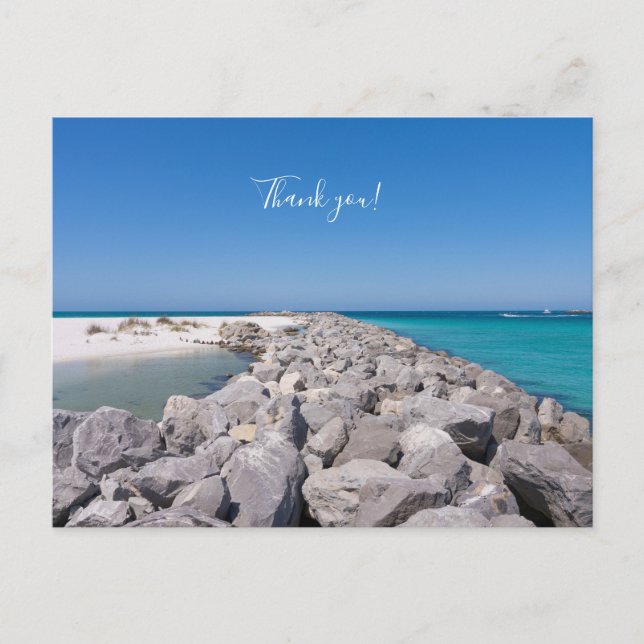 Postal Middle Of Shell Island Jetty Gracias Postcard (Anverso)