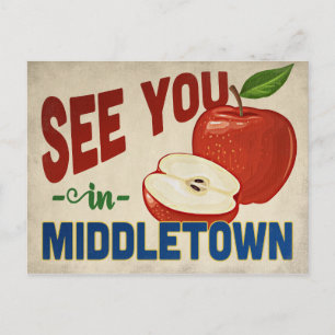 Postal Middletown Ohio Apple - Viajes de época