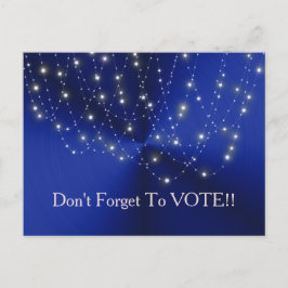 Postal Midnight Blue Starlight Cascade Vote Reminder