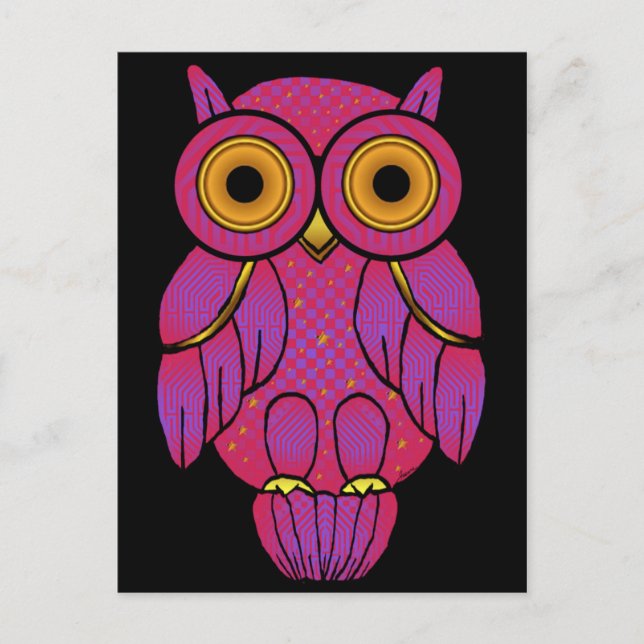 Postal Midnight de My$t Owl (Anverso)