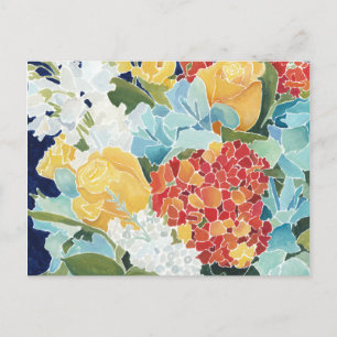 Postal Midnight Florals II