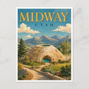 Postal Midway Utah Homestead Crater GeoSaga