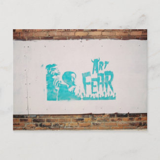 Postal miedo al arte