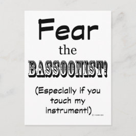 Postal Miedo al Basonista