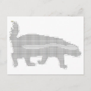 Postal miel badger ascii