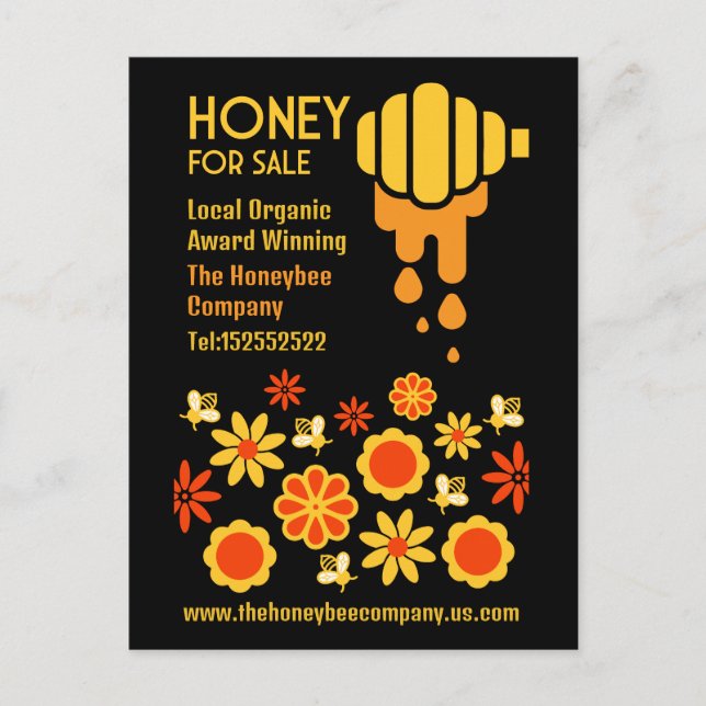Postal Miel en venta (Anverso)