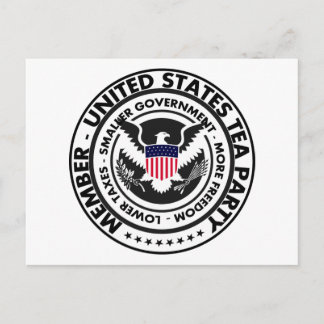 Postal Miembro del Fiesta del Tea de los Estados Unidos