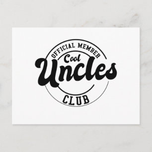 Postal Miembro oficial Guay Uncles Club Fathers Day