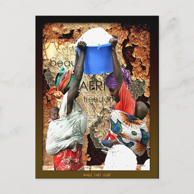 Postal Mientras duermen (Anverso)