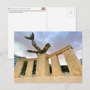 Postal MiG-17 Memorial, Hargeisa, Somaliland Viajes