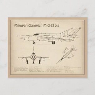 Postal MiG-21 bis - Planes de Planes de Planes de Planes 