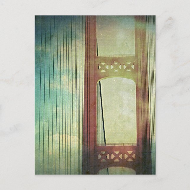 Postal Mighty Mackinac Bridge Michigan (Anverso)