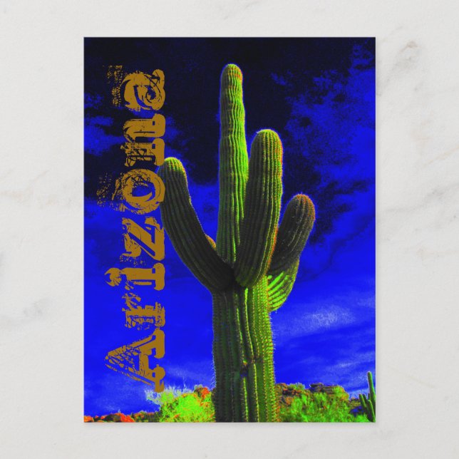 Postal Mighty Saguaro (118), Arizona (Anverso)