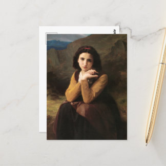 Postal Mignon Innocence of Adolescent Chica, Bouguereau