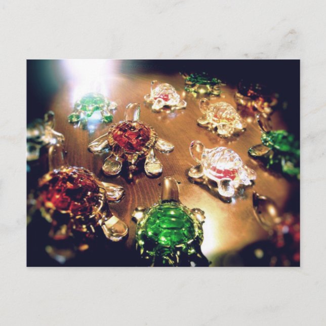 Postal Migración - Tortugas de vidrio (Anverso)