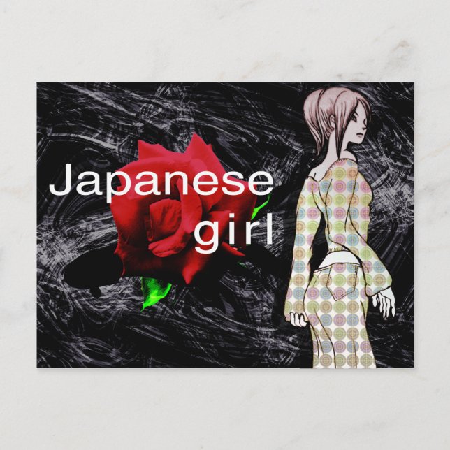 Postal Mikaeri-Bijin1 (Anverso)