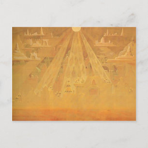 Postal Mikalojus Ciurlionis - Sonata de las Pirámides