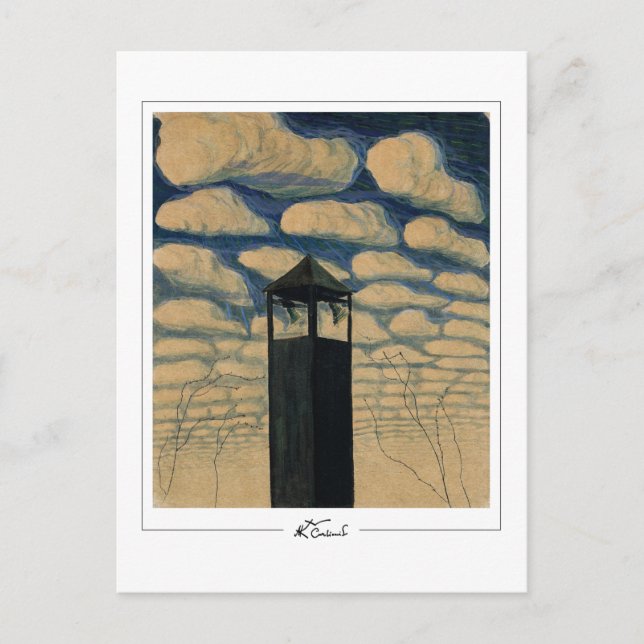 Postal Mikalojus Konstantinas Ciurlionis #125 - Bien A... (Anverso)