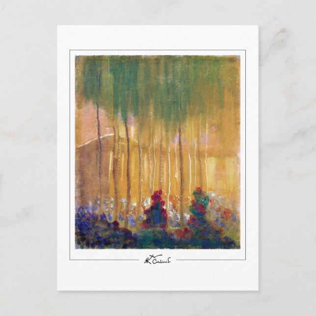 Postal Mikalojus Konstantinas Ciurlionis #135 - Bien A... (Anverso)