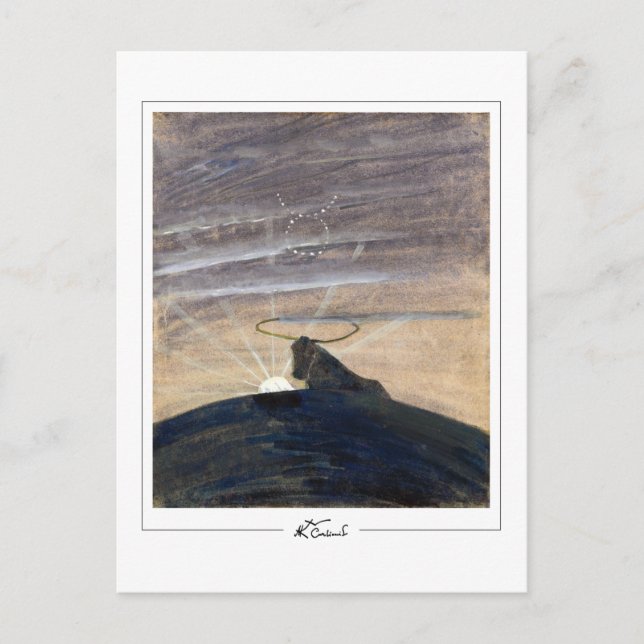 Postal Mikalojus Konstantinas Ciurlionis #137 - Bien A... (Anverso)