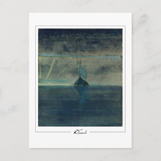 Postal Mikalojus Konstantinas Ciurlionis #157 - Bien A... (Anverso)