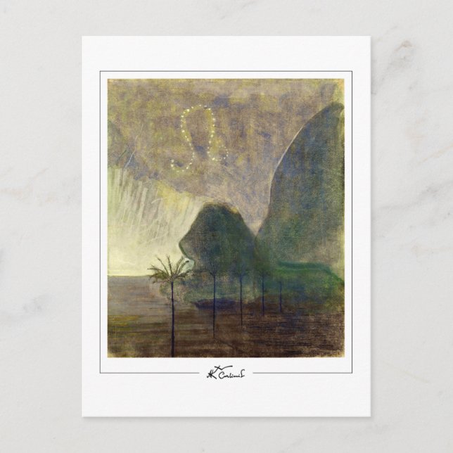 Postal Mikalojus Konstantinas Ciurlionis #161 - Bien A... (Anverso)