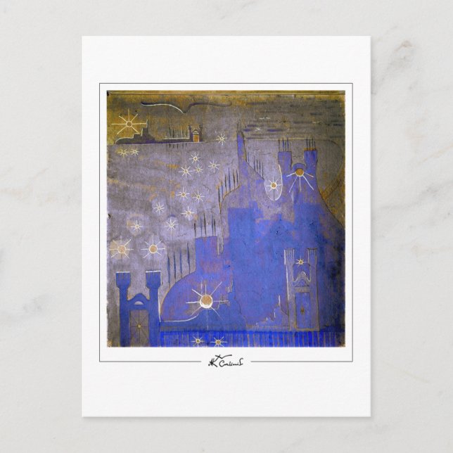 Postal Mikalojus Konstantinas Ciurlionis #16 - Muy bien.. (Anverso)