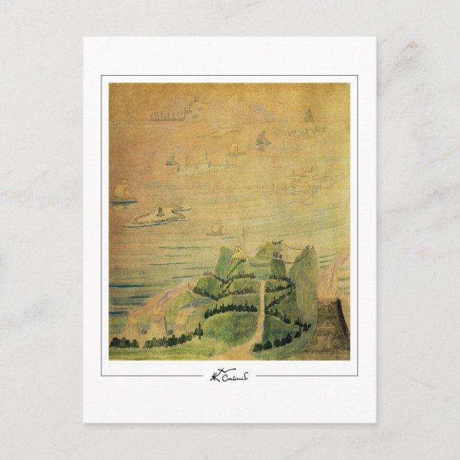 Postal Mikalojus Konstantinas Ciurlionis #209 - Bien A... (Anverso)