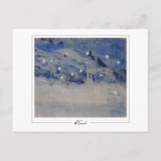 Postal Mikalojus Konstantinas Ciurlionis #218 - Bien A... (Anverso)