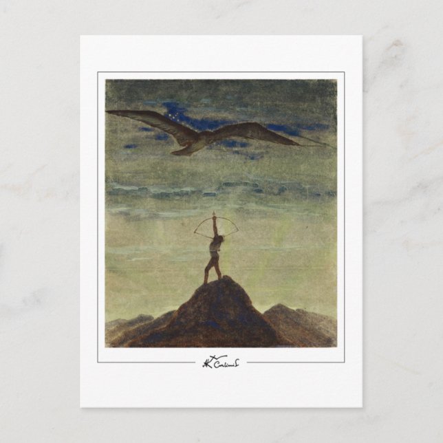 Postal Mikalojus Konstantinas Ciurlionis #236 - Bien A... (Anverso)