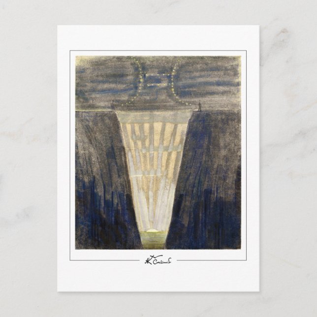 Postal Mikalojus Konstantinas Ciurlionis #242 - Bien A... (Anverso)