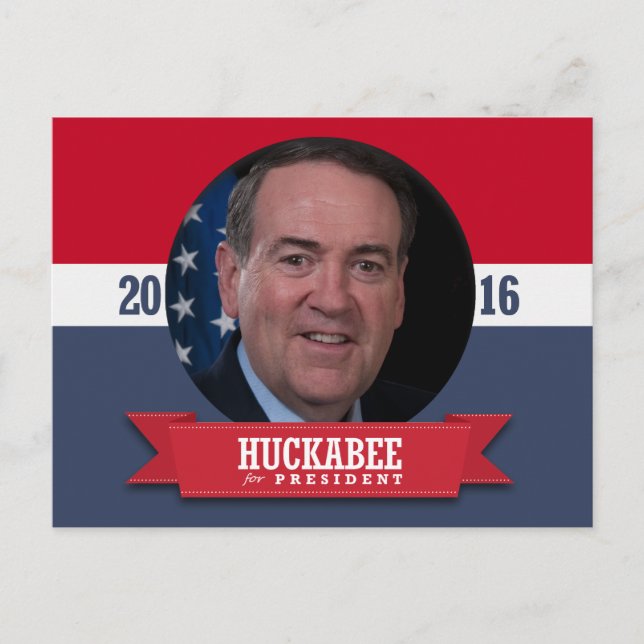 POSTAL MIKE HUCKABEE 2016 (Anverso)