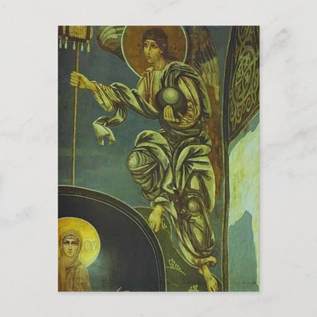 Postal Mikhail Vrubel- Angel con Labara (Anverso)