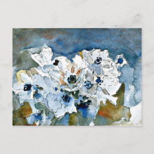 Postal Mikhail Vrubel arte: Flores