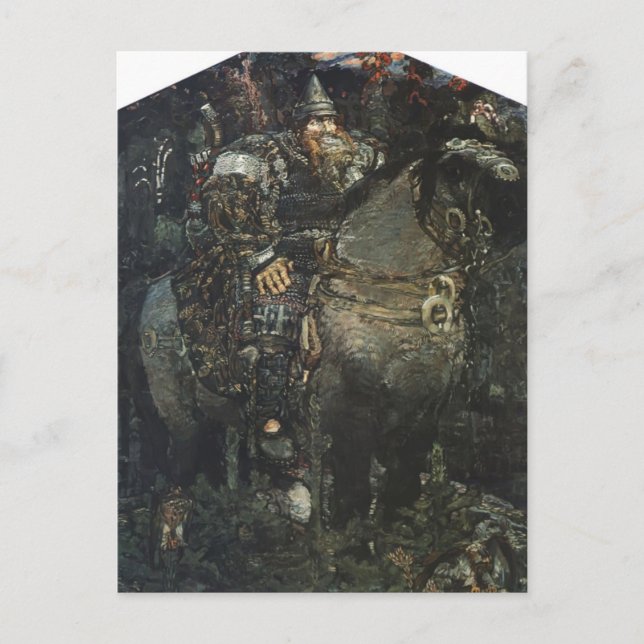 Postal Mikhail Vrubel-Bogatyr (Anverso)