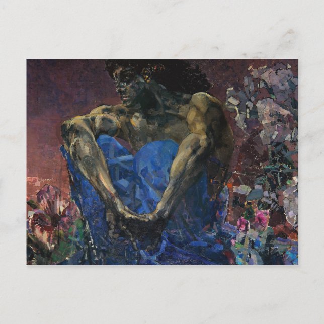 Postal Mikhail Vrubel - Demon (Anverso)