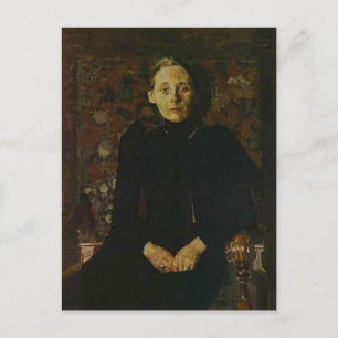 Postal Mikhail Vrubel-Retrato de la esposa del empresario