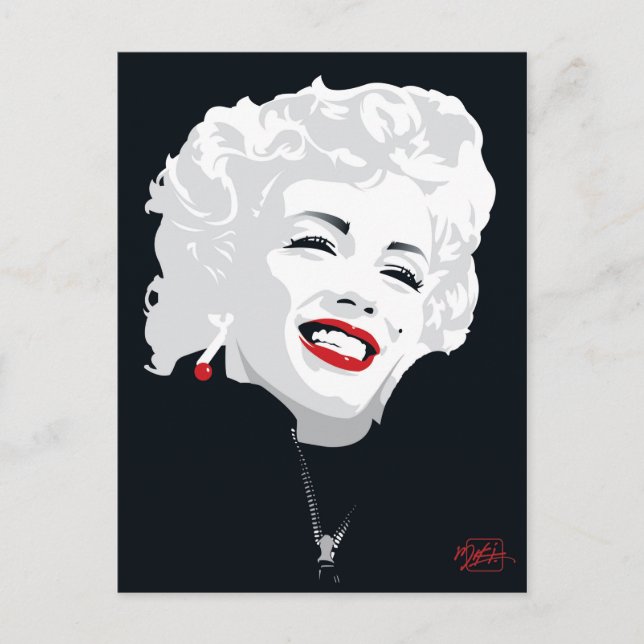 Postal Miki Marilyn (Anverso)