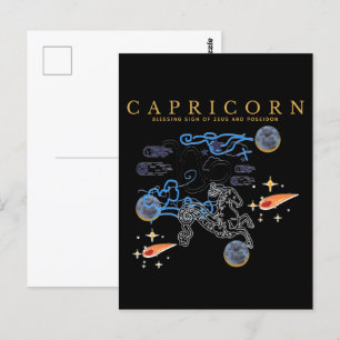 Postal Mikitiez capricorn feliz año nuevo saturación astr