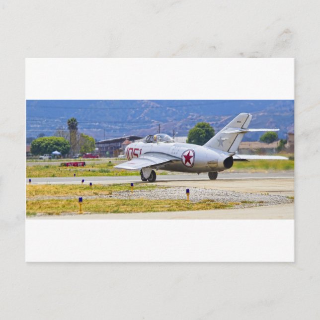 Postal Mikoyan-Gurevich Mig-15 (Anverso)