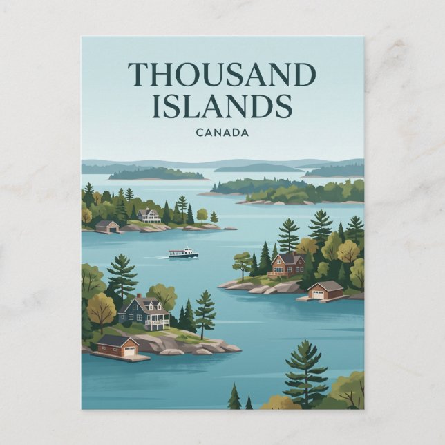 Postal Mil Islas Canadá (Anverso)