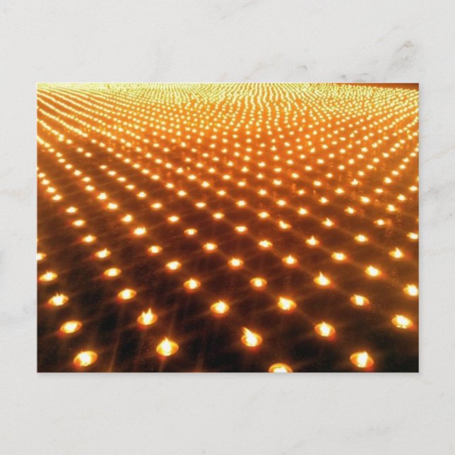 Postal Mil velas (Anverso)