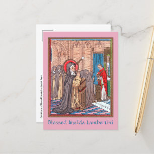 Postal Milagro de la Beata Imelda Lambertini (VVP 010)