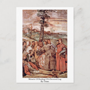 Postal Milagro De La Curación De Una Pierna Severa Por Ti