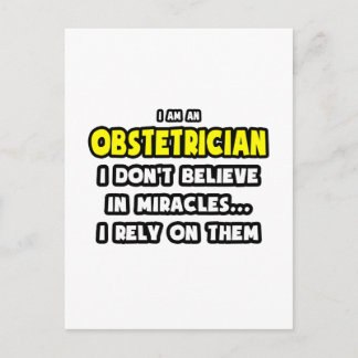 Postal Milagros y Obstetricistas... Divertido